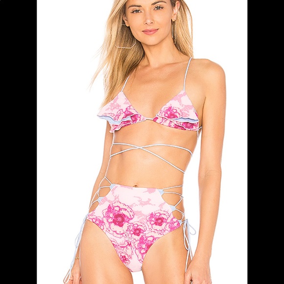 lolli loves me high waist swim set - Picture 2 of 4